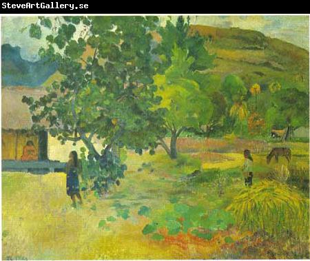 Paul Gauguin La maison